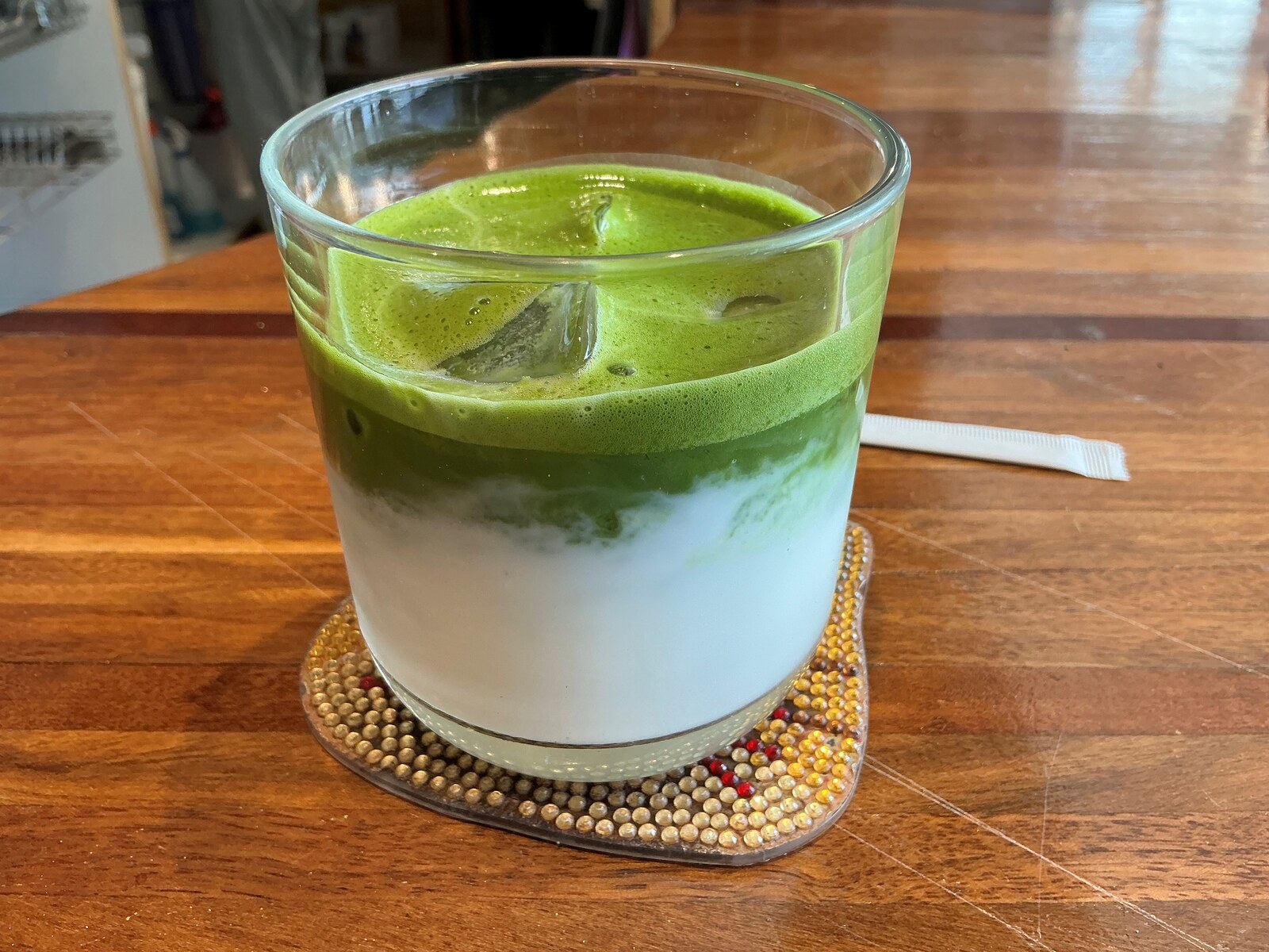 Matcha Au Lait — pour